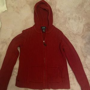 Gorgeous Ralph Lauren heavy cotton zip up